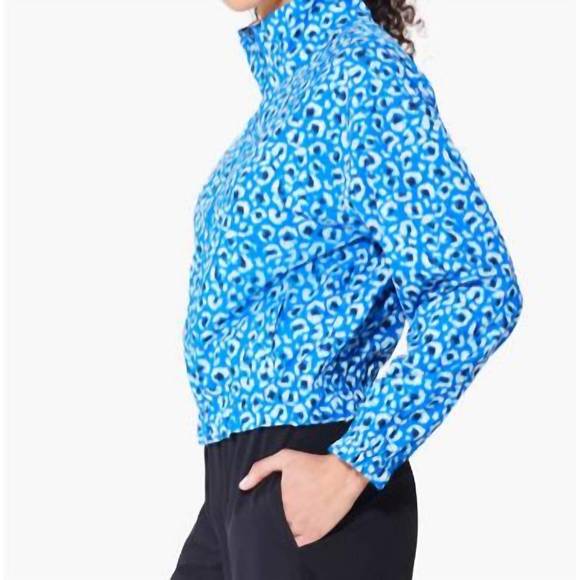 NEW NIC + ZOE active tech stretch jacket in blue multi - Picture 2 of 4